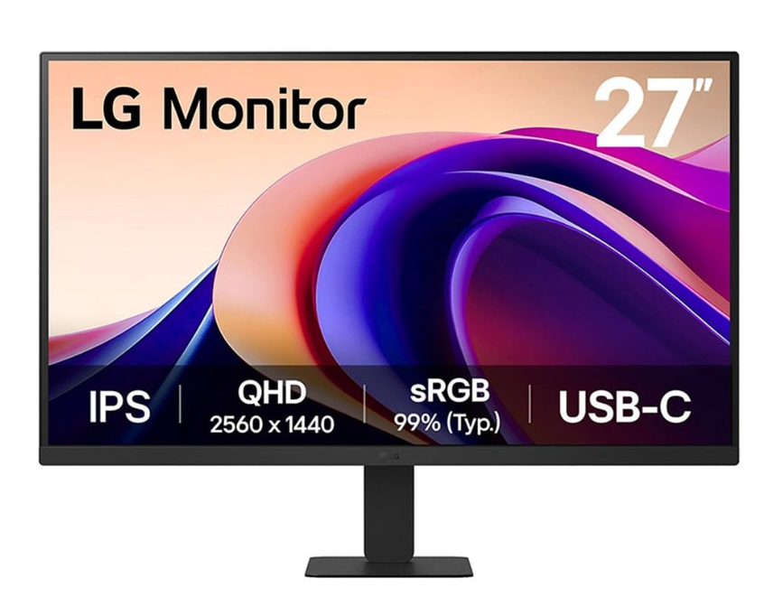 M&agrave;n h&igrave;nh LG 27U631A-B sở hữu m&agrave;u đen mạnh mẽ l&agrave;m chủ đạo