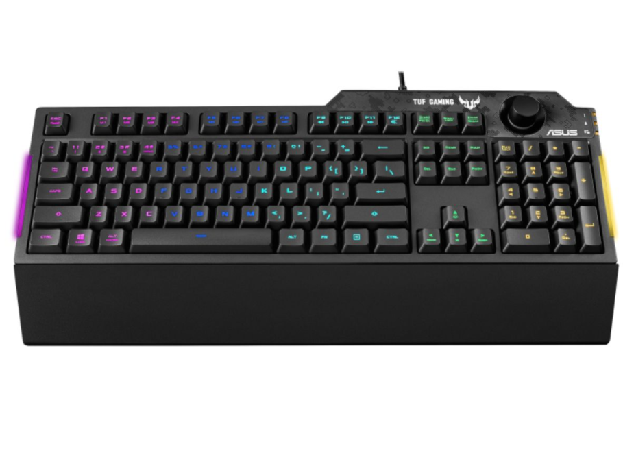 ASUS TUF K1 sở hữu thiết kế Full Size với đầy đủ 104 ph&iacute;m